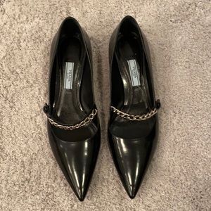 Prada Mary Jane Style Kitten Heels Sz 39.5